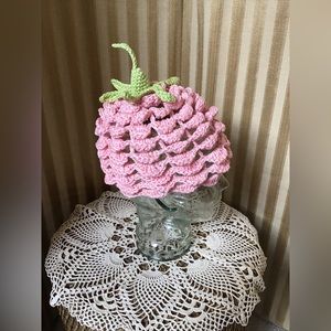 Whimsical crochet kid’s hat